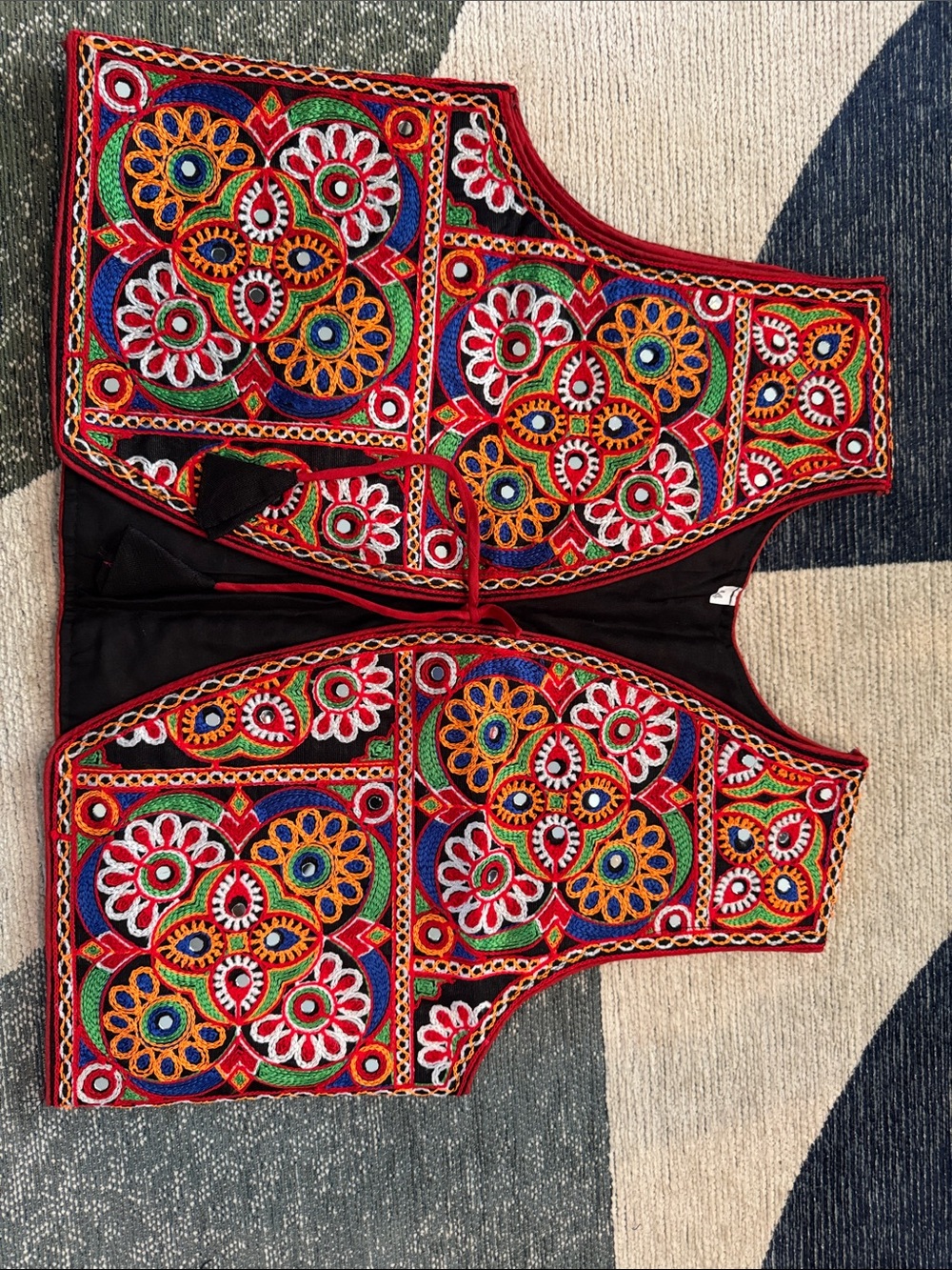 Embroidered Multicolor Women's Vest - Handcrafted Ethnic Style
